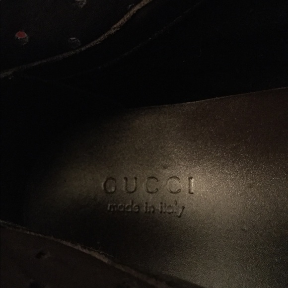 GUCCI GG GUCCISIMA WEB STRIPE HIGH TOP SNEAKERS - Picture 6 of 8